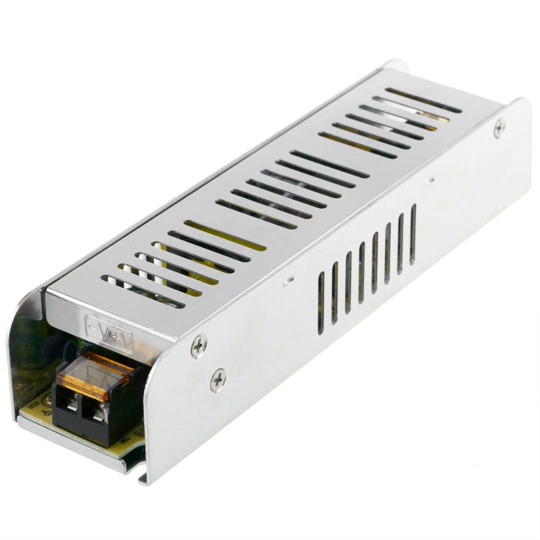 Source d'alimentation industrielle 12VDC 8.3A. Mesures 47 x 187 x 37 mm