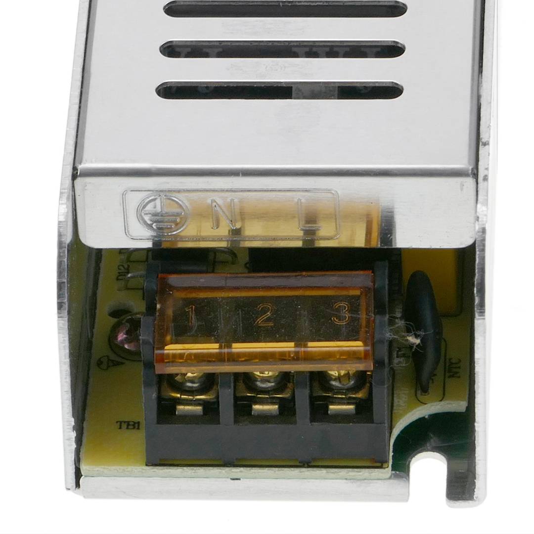 Source d'alimentation industrielle 12VDC 8.3A. Mesures 47 x 187 x 37 mm