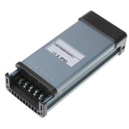 Alimentatore a superficie piana. Trasformatore elettrico industriale 12VDC 8.3A. Dimensioni 75 x 190 x 42 mm IP53