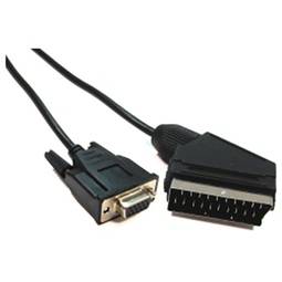 Kabel VGA do SCART o długości 1,8 m (HD15-H / SCART-M)
