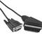 Kabel VGA do Euroconnector 5 m (HD15-H / SCART-M)