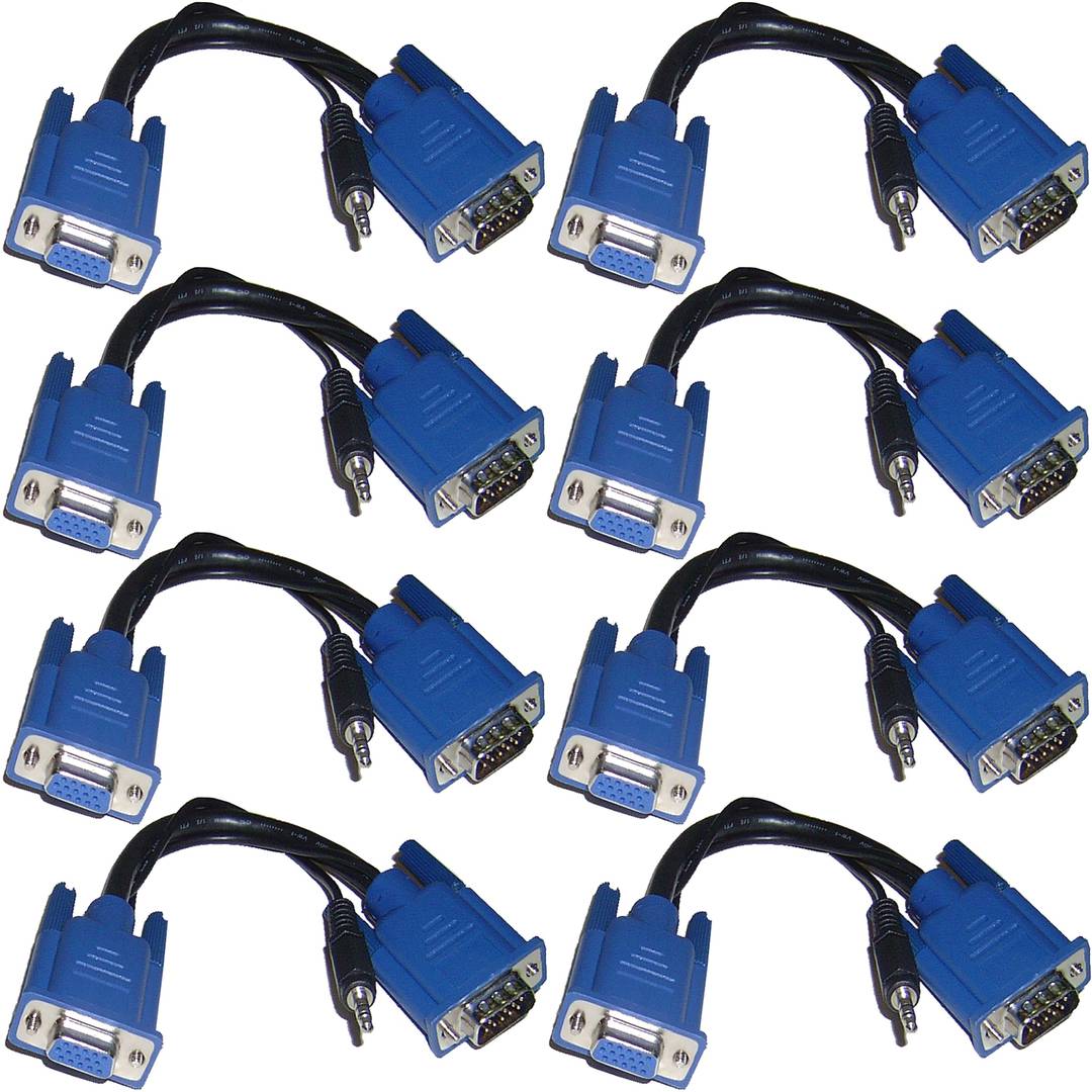 Matrix VGA + AUDIO-schakelaar (8 IN tot 4 OUT)
