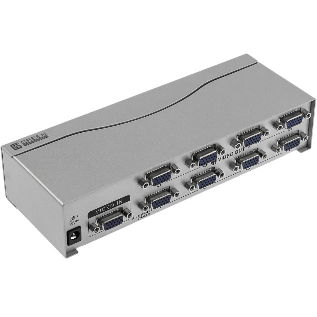VGA 250 MHz 8-poorts videoversterker
