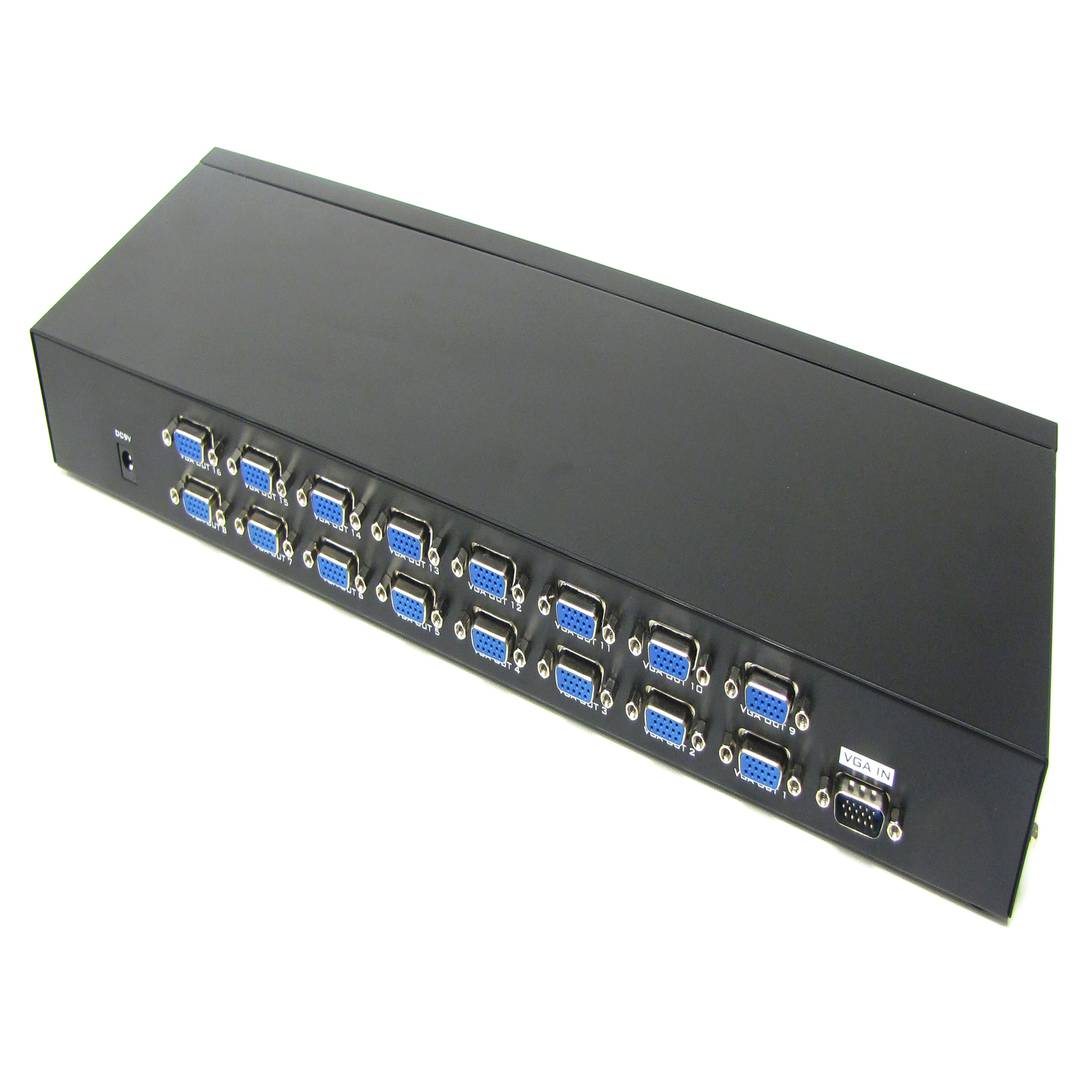 16-portowy multiplikator wideo VGA 350 MHz