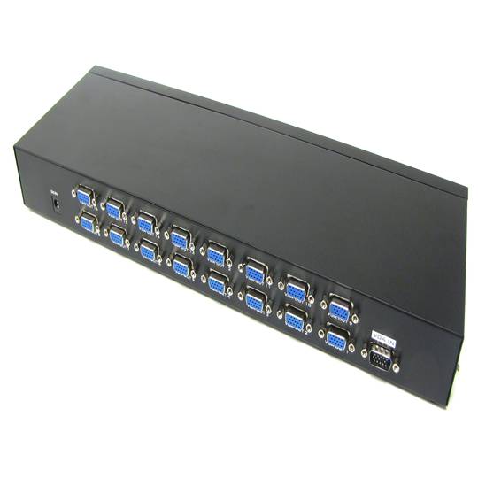 16-portowy multiplikator wideo VGA 350 MHz