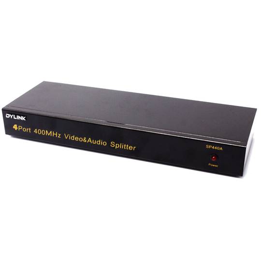 Multiplicador de vídeo VGA 400Mhz de 4 puertos con audio