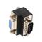 Links abgewinkelt VGA Adapter HD15 männlich weiblich