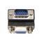 Links abgewinkelt VGA Adapter HD15 männlich weiblich