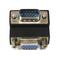Adaptador VGA acodado derecha HD15 macho hembra