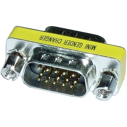 Mini-VGA-Adapter (HD15M-HD15M)