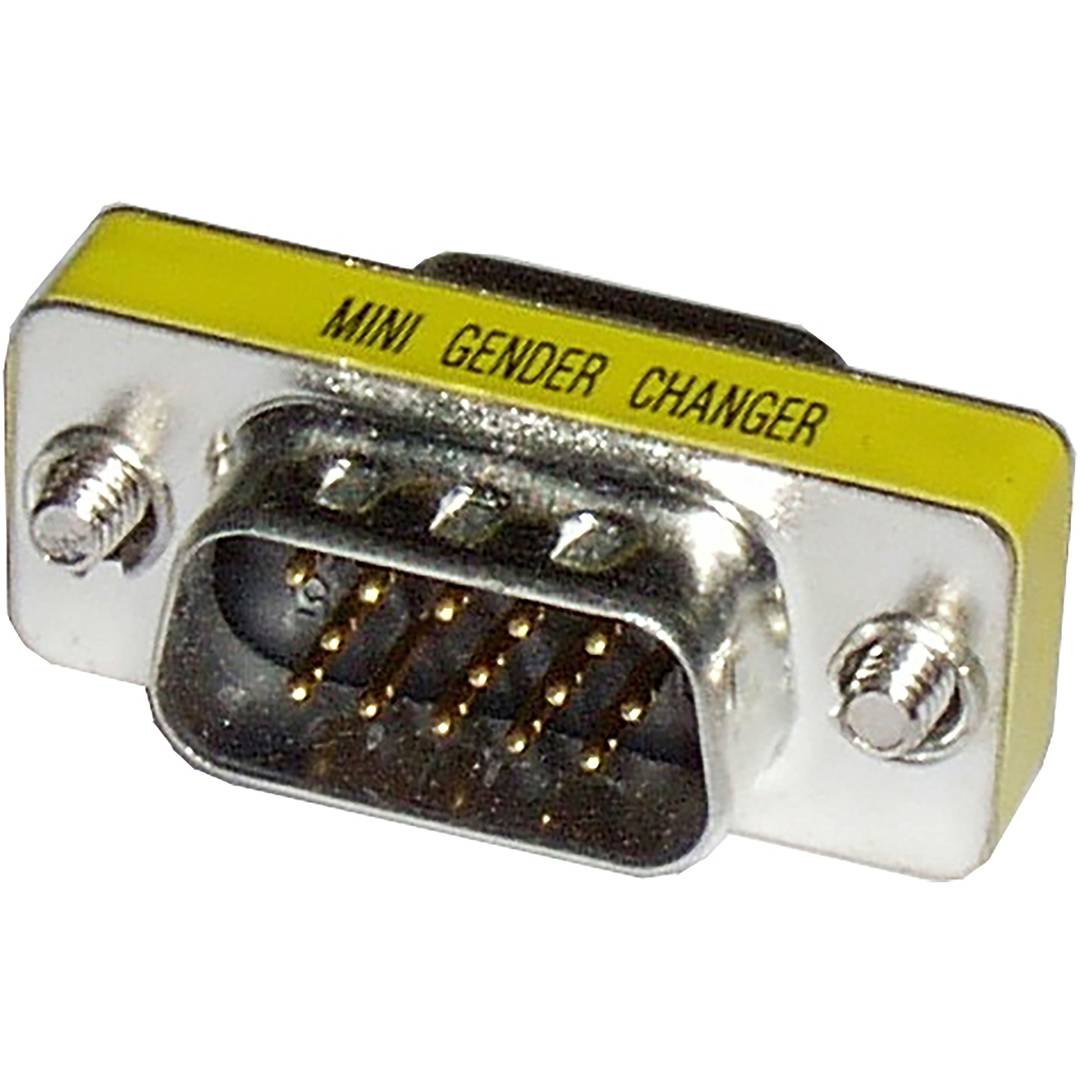 Mini adaptateur VGA (HD15M-HD15H)