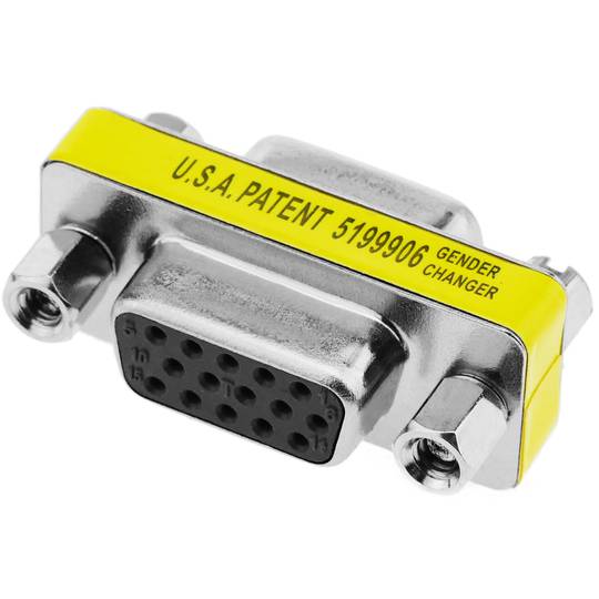 Mini VGA Adapter (HD15H-HD15H)