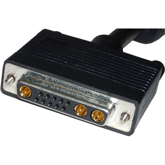 1,2 m RGB-videokabel (1xHD15-M / 1x13W3-H)