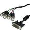 RGB Video Cable 1m (1xDB15-M/4xBNC-M)