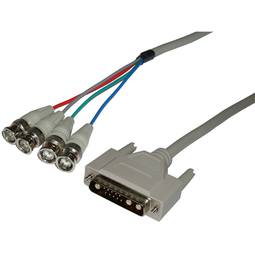 Cable Video RGB 1.2m (1x13W3-M/4xBNC-M)