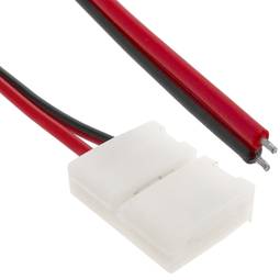 Pressure connector strip cable for monochrome LED 8mm