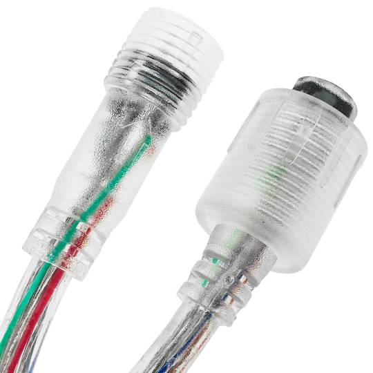 Connexió IP68 per tira de LEDs RGB 4P