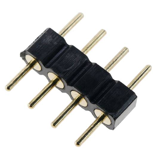 Connection pins LED RGB strips 4 pin adapter
