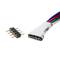 Connection pins LED RGB strips 4 pin adapter