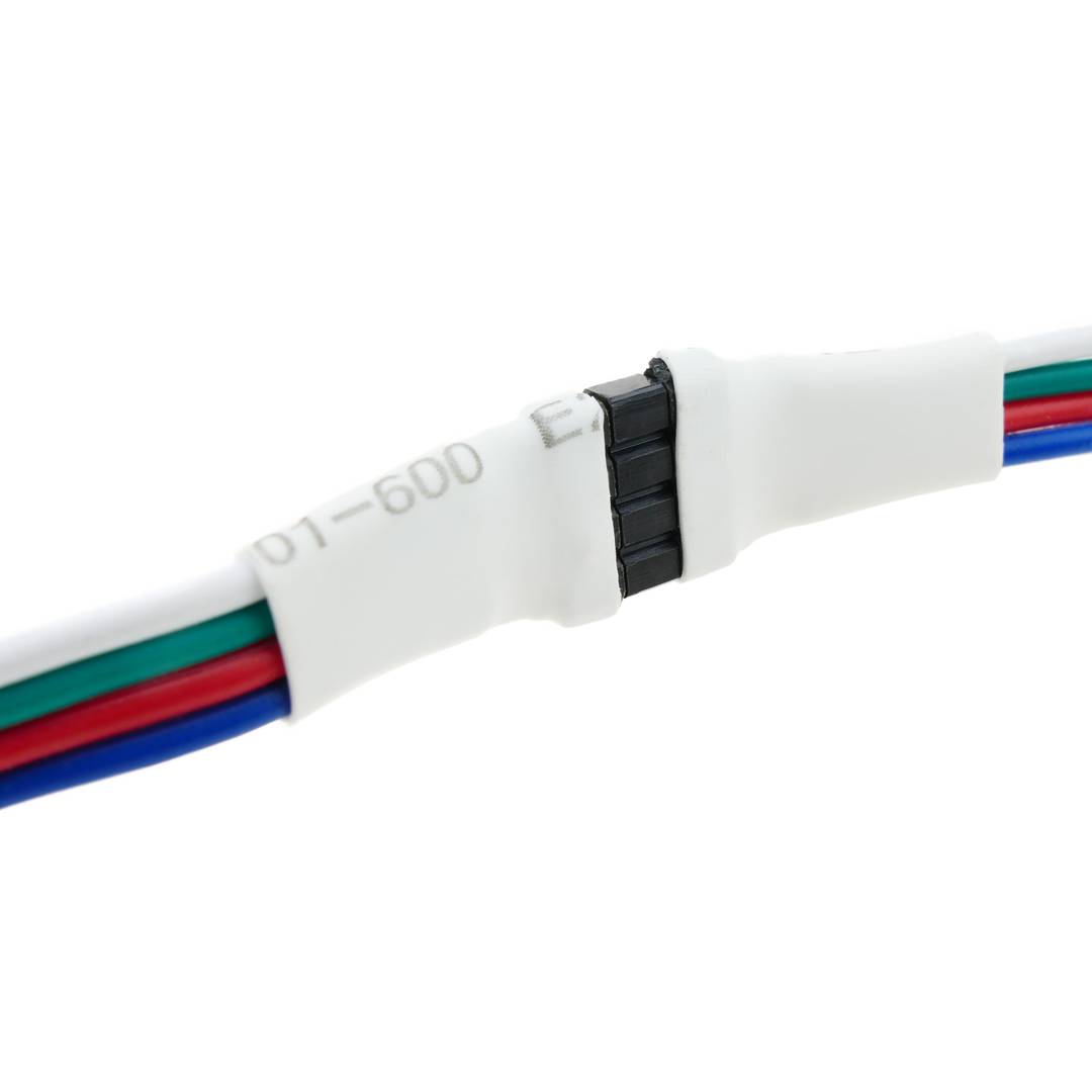 Connection pins LED RGB strips 4 pin adapter