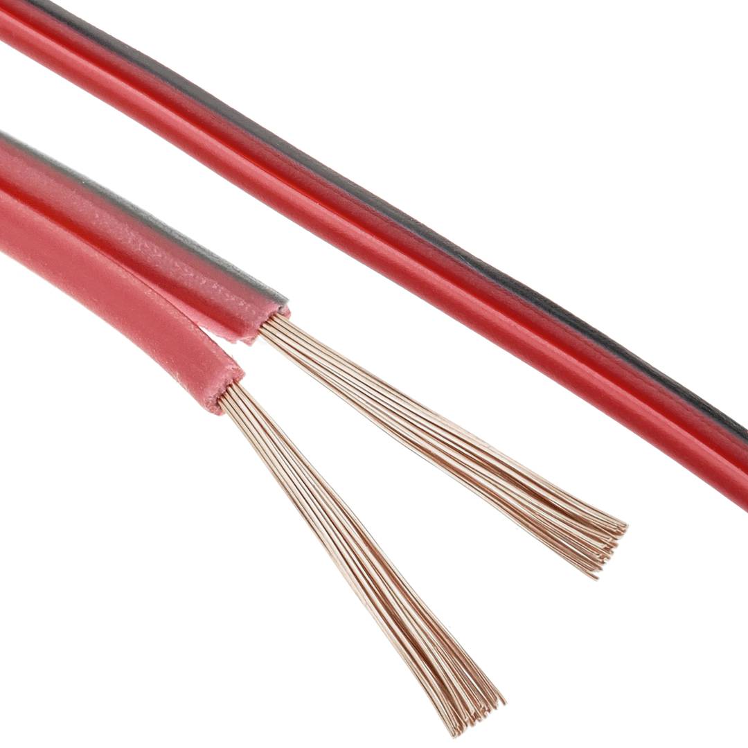Cable eléctrico y altavoces estéreo 2x0.50mm bobina de 100m - Cablematic