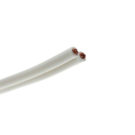 Elektrokabel und Stereo-Lautsprecher 2x1.50mm weiß 100m