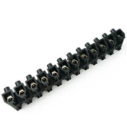 Bornier de câble électrique de section 6mm noir