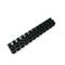 Terminal strip of 10mm electrical cable section black
