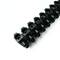 Terminal strip of 10mm electrical cable section black