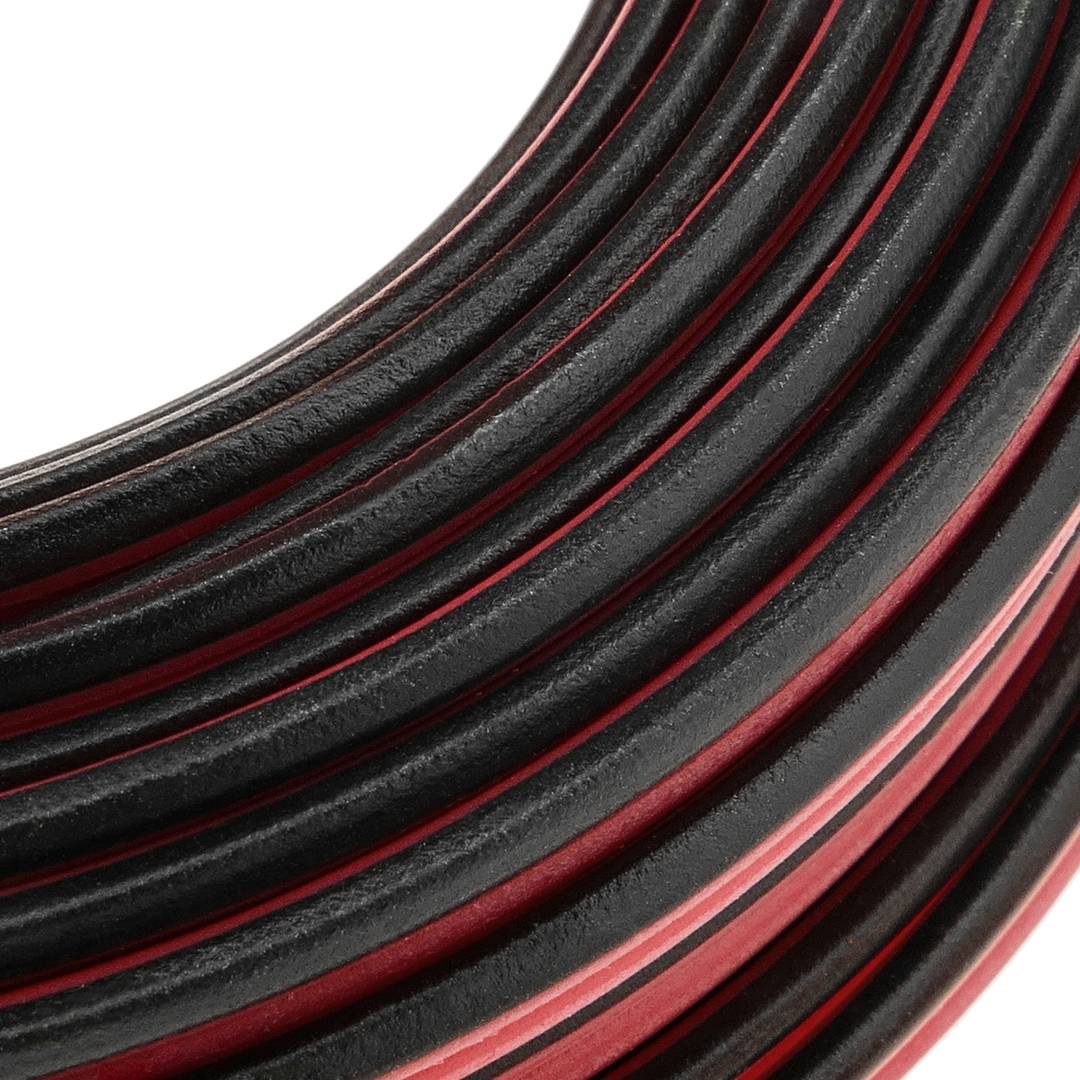 Cable de Altavoz - 2x 1,50 mm2 - 25,0 m - Brida - Negro/Rojo