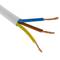 Bobina de cable eléctrico 50 m blanco 3x1.5mm