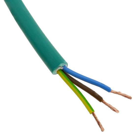 Rollo de cable eléctrico libre halógenos 1.5mm gris 100m