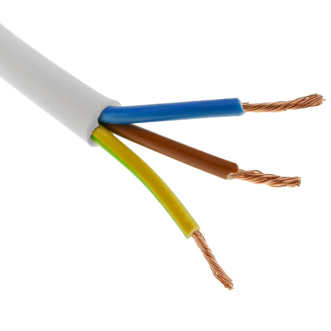 Cable eléctrico para conexiones sección 0,75mm. Blanco, Zuriaga  Electrónica