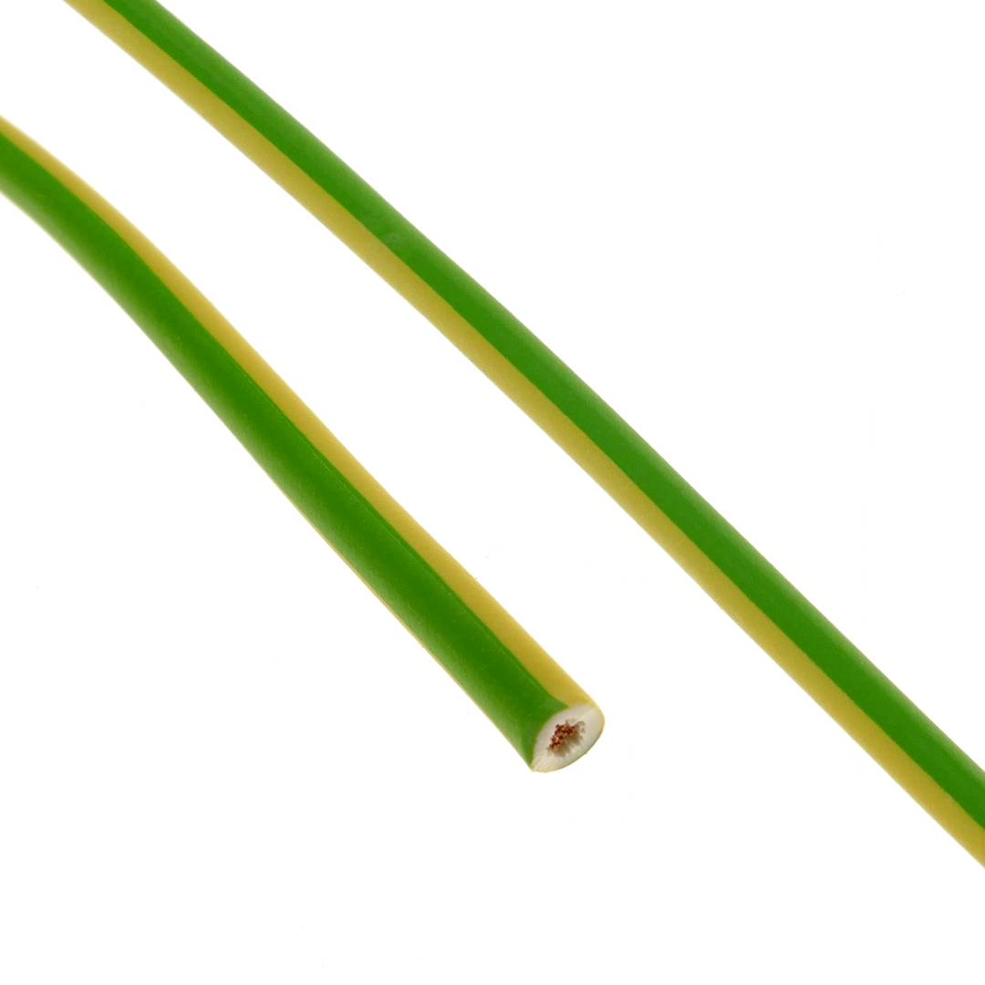 Bobina de cable eléctrico LSHF 200 m amarillo-verde 2.5mm - Cablematic