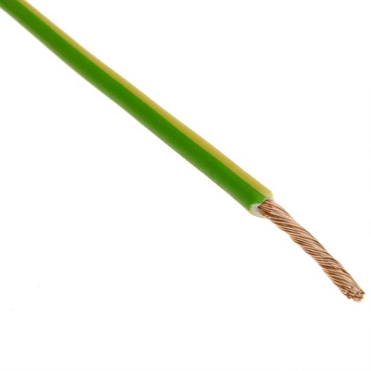 Cavo elettrico a spirale LSHF 200 m giallo-verde 2.5 mm - Cablematic