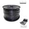 Flat hose cable coil for audio 2x0.75mm 700m black color