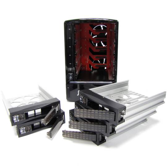 External Box VIPower SATA-HDD to eSATA (5xHDD/Plastic/Black)