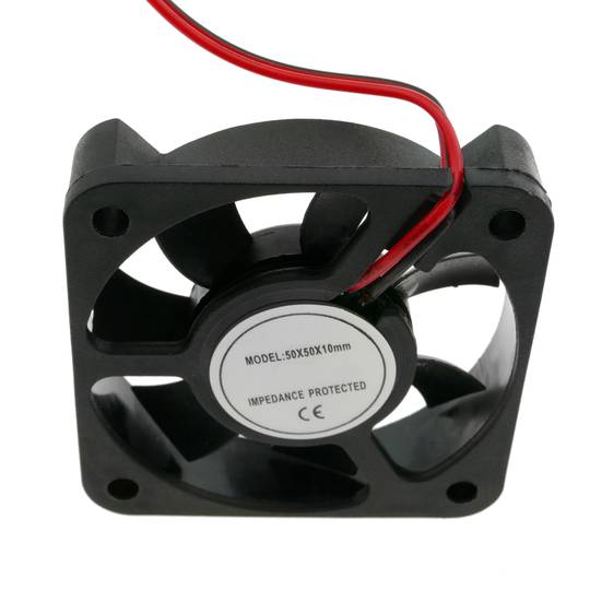 Case fan 50x50x10 mm for 12 VDC for computer and chassis