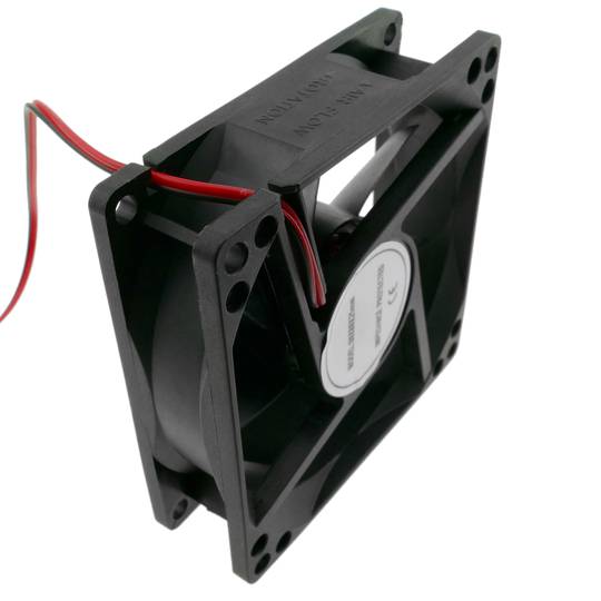 Ventilatore di cassa 80x80x25 mm di 12 VDC ventola per computer e telai