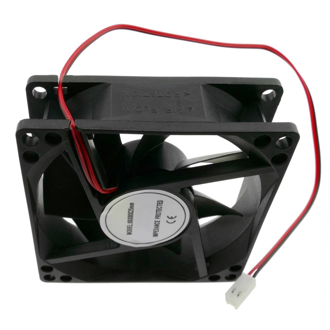 Ventilatore di cassa 80x80x25 mm di 12 VDC ventola per computer e telai