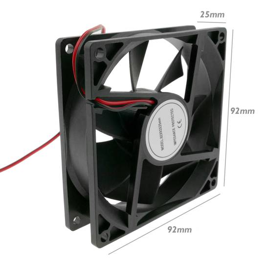 Ventilatore di cassa 92x92x25 mm di 12 VDC ventola per computer e telai