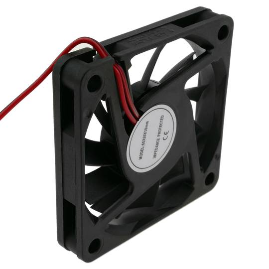 Chassisventilator 60x60x10 mm 5 VDC voor computerbehuizing met kogellager