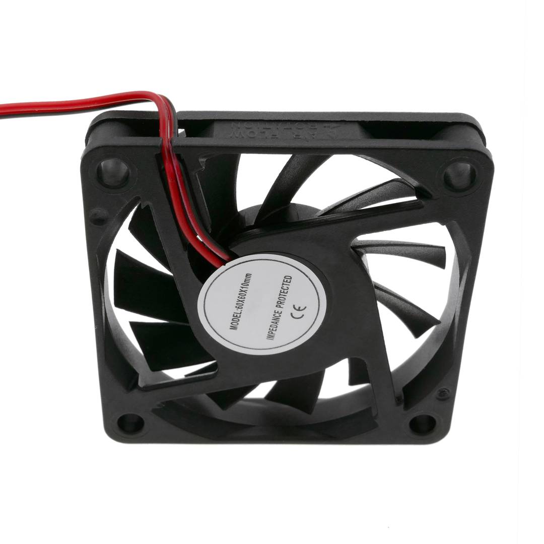 Chassisventilator 60x60x10 mm 5 VDC voor computerbehuizing met kogellager