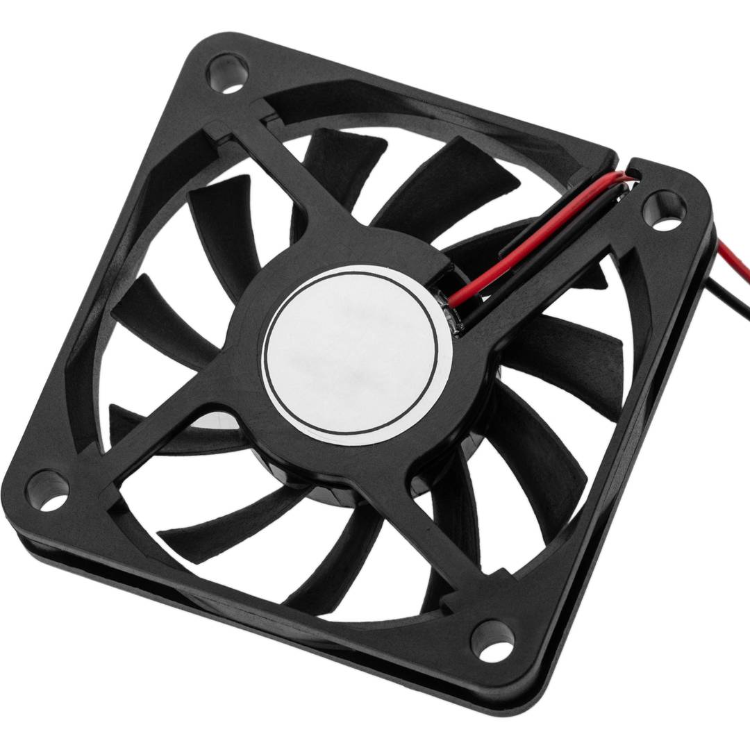 Ventilateur pour boîtier 60x60x10 mm de 12 VDC pour ordinateur et châssis avec roulement à billes
