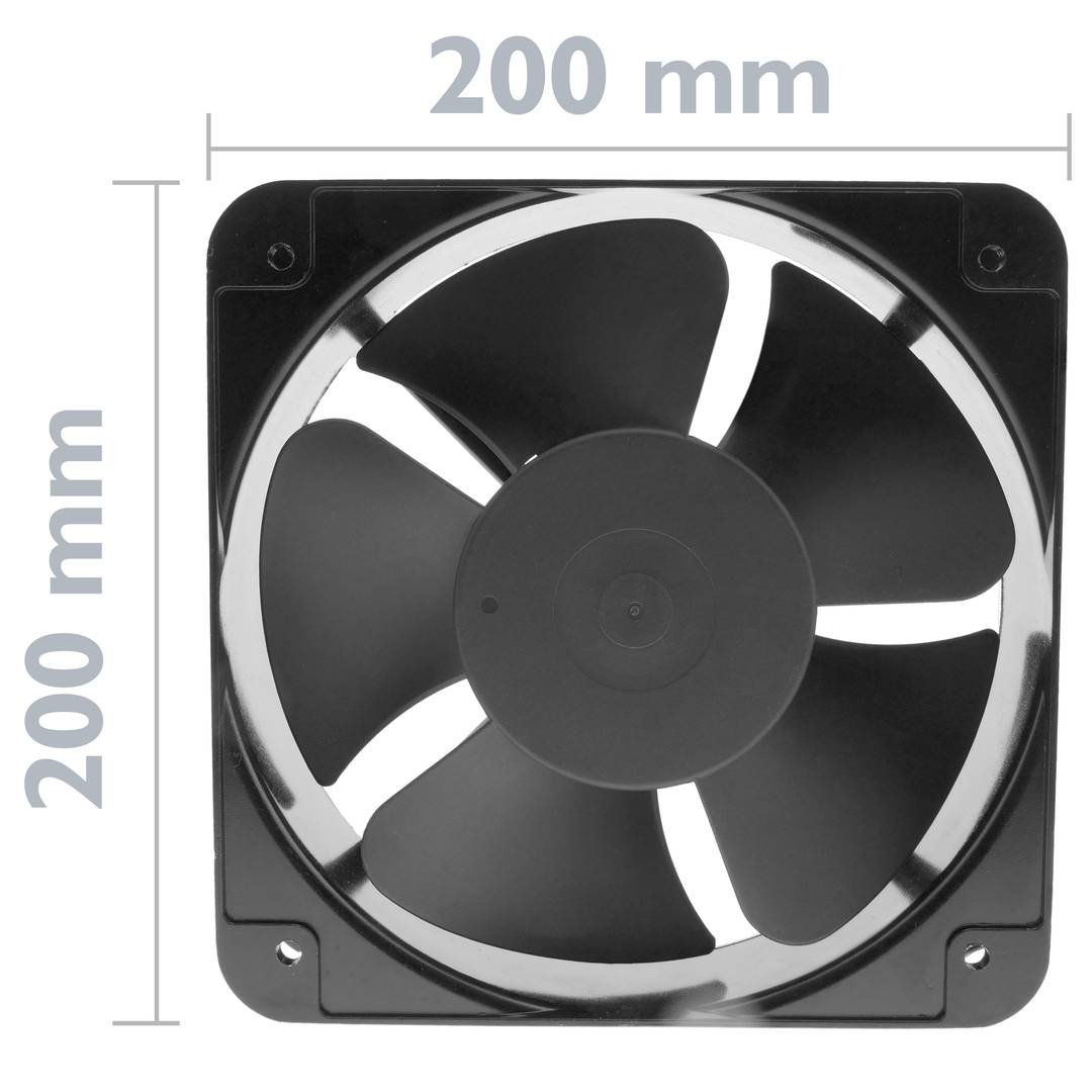 Ventilateur pour boîtier 200x200x60 mm de 220 VAC pour ordinateur