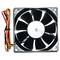 Ventilador de chasis 80x80x20 mm de 12 VDC para caja de ordenador con rodamiento de bolas 2X