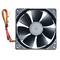 Chassis fan 90x90x25 mm 12 VDC for computer case