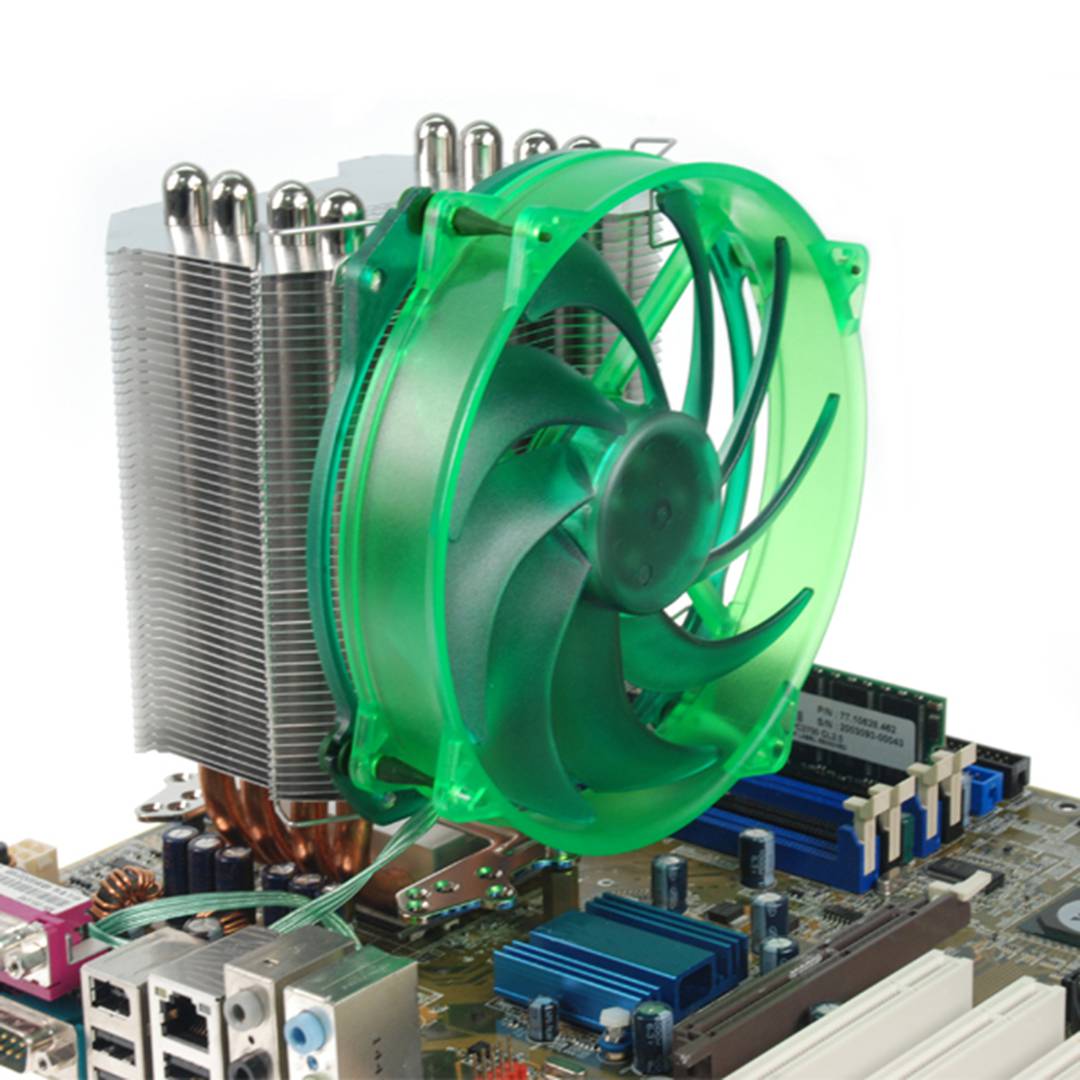 Ventilador de xassís 140x140x25 mm de 12 VDC per caixa d'ordinador