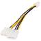 Cable MOLEX 2x4Pin-M a PCI-EXPRESS 6Pin-H (Mini-Fit:4.20 Pitch)