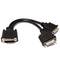 Duplicator Cabo DMS59-macho para fêmea 15 centímetros DVI-I-2X